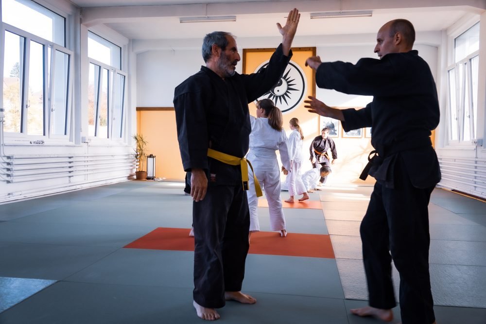 Entraînement au dojo Goshindo To Kenko